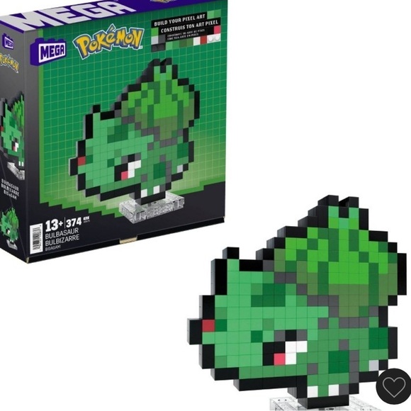 Other - Mega Pokémon Bulbasaur Pixel Art Set